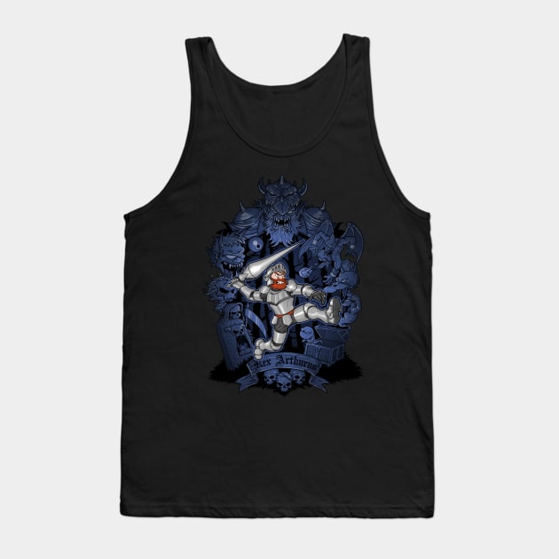 REX ARTHURUS Tank Top by Skullpy